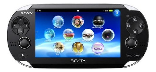 Ps Vita Slim Negra + Stand Charger + Memoria 32 Gb