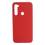 Estuche Protector Silicone Case Para Redmi Note 8 Rojo