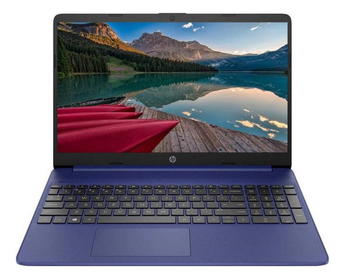 Portátil Hp 15-ef2517la Azul 15.6 , Amd Ryzen 5 5500u  12gb De Ram 512gb Ssd, Amd Radeon 60 Hz 1366x768px Windows 10 Home