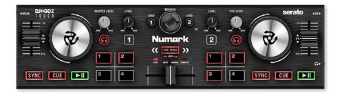 Controlador Dj Numark Dj2go2 Touch Negro De 2 Canales