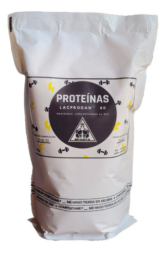 Proteina Lac Prodan 80%/sin Soja/ Pura Arla/sparta X 1kg