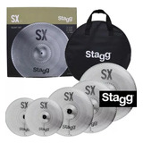 Set De Prato Para Bateria Stagg Silent Sx