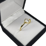 Anillo Oro Piedra!! Hermoso!! Oro 18 K. Garantia Para Mujer 