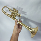 Trompete Antigo Não Funciona Somente Decorativo 48x18x13cm
