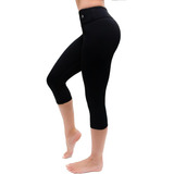 Leggin Corto Pants Capri Para Ejercicio Yoga Pilates 