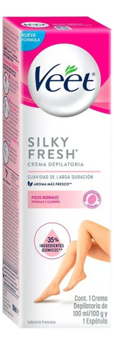 Veet Crema Depilatoria Silky Fresh Piel Normal 100ml + Espat