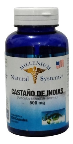 Castaño De Indias 100 Capsulas - Unidad a $490