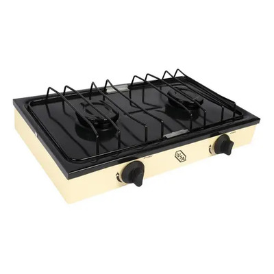 Parrilla A Gas 2 Quemadores Caper Avena Color Avena | Envío gratis