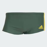 Sunga adidas 3 Listras Larga - Verde+amarelo Hi2244