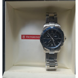 Reloj Victorinox Swiss Army Cronógrafo Esfera Azul Original