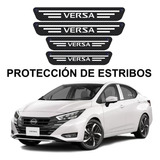 Sticker Protección De Estribos Puertas Nissan Versa Diseño 9