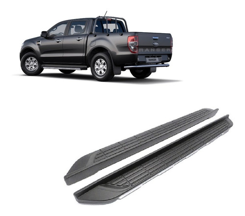 Pisadera Ford Ranger 2013-2019 Negra Modelo Original