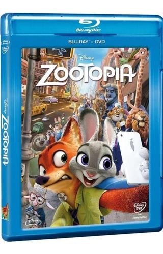 Zootopia  Disney Pelicula - Blu-ray + Dvd Slipcover Nuevo