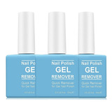 Removedor Esmalte De Uñas Gel Polish Magic Off Nail (3 Pack)