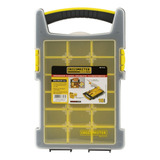 Organizador Plastico Tipo Maletin Gavetero Crossmaster Color Amarillo