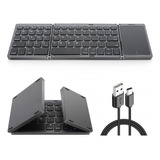 Achort Teclado Bluetooth Plegable, Teclado Inalambrico Porta