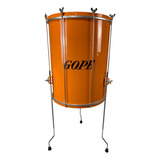 Surdo Com Tripé 60x18  Laranja Bal6018pelrlr - Gope