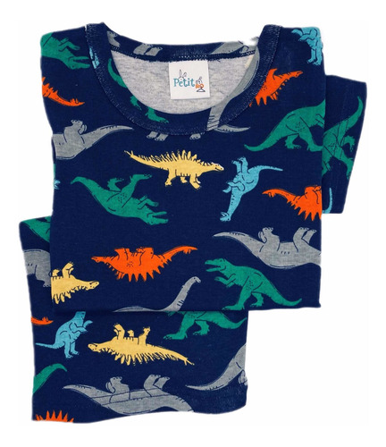 Pijama Corto Niño 100% Algodón Dinosaurios