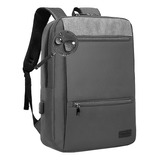 Mochila Antirrobo Impermeable Escolar Con Contraseña Y Usb Color Gris Diseño De La Tela Ea2c