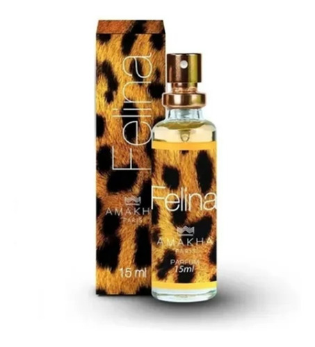 Perfume Feminino Felina Amakha Paris 15ml Para Bolsa Bolso