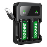 Estacion+2 Baterias Carga Rapida P/ Xbox Series (2600 Mah)