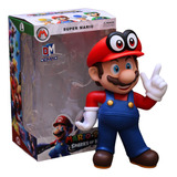 Figura Gigante Super Mario Bros Odyssey 39cm Gorra Cappy 