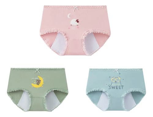 Calzones Menstruales Lumilace Para Adolescentes Pack De 3 | MercadoLibre