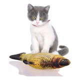 Juguete Gato Peluche Pez Pescado 20cm Con Catnip