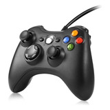 Controle Com Fio Xbox 360 Pc Slim 1,90 Metros Preto