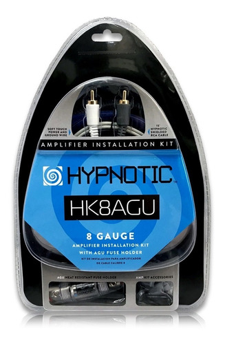 Kit De Instalación Amplificador Calibre 8 Hypnotic Hk8agu