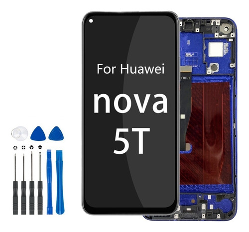 Pantalla Lcd For Huawei Nova 5t Con Marco Original