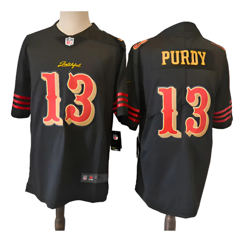 Camiseta Brock Purdy San Francisco 49ers De Jersey Negro