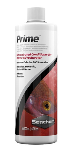 Prime 500ml Seachem Anticloro Acondicionador Agua Acuario