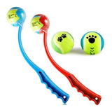 Lanzador Pelotas Perro Incluye Pelota Tenis M Lanzapelotas