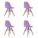 Set De Sillas Komfort Kids Etapa Preescolar Diseño Eames 