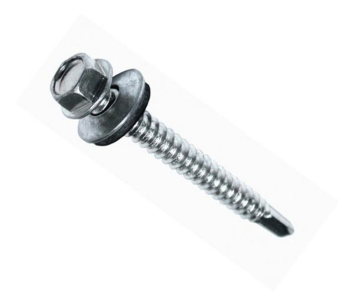 Tornillo Autoperforante Pta Mecha 14x 2-1/2 X100u C/arandela