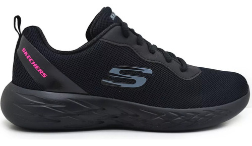 Tenis Skechers Go Run 30000 Negro Niña Ligero Correr Comodo