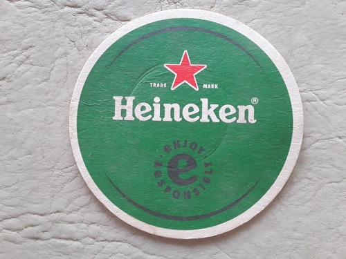 Posa Vaso / Chop / Cerveza Heineken. Usado