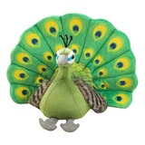 Aruoy Muñeca De Pájaro De Peluche De Pavo Real De 30 Cm,