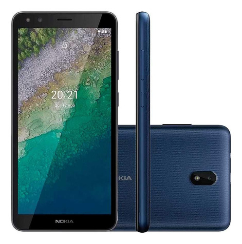 Smartphone Nokia C01 Plus 32gb 1gb Ram Nk040 - Azul