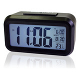 Relógio Digital Mesa Despertador Alto Calendário Data