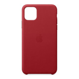 Funda Oficial De Apple Cuero Para iPhone 11 Pro Max, Rojo