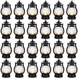 24 Piezas Mini Linternas Decorativas Vela Led Parpadean...