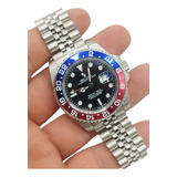 Reloj  Compatible Con No Rolex Gmt Pepsi Jubilee