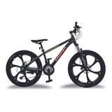 Bicicleta Montaña R26 21 Velocidades Monk Revenger Karbon Color Rojo