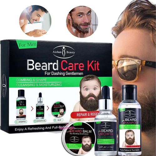 Set Para El Cuidado De La Barba Reparacion 