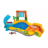 Playcenter Inflable Dinosaurio Intex  249x191x109 Cm