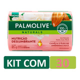 Kit Com 30 Sabonetes Palmolive Nutrição Deslumbrante 85g