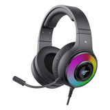 Auriculares Con Cable Para Jugadores, Diadema Rgb Light Con