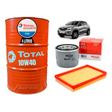 Cambio Aceite Total 7000 10w40 4l + Kit Filtros Renault Kwid
